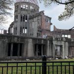 Das Friedensdenkmal, der A-Bomb Dome, in Hiroshima, Japan